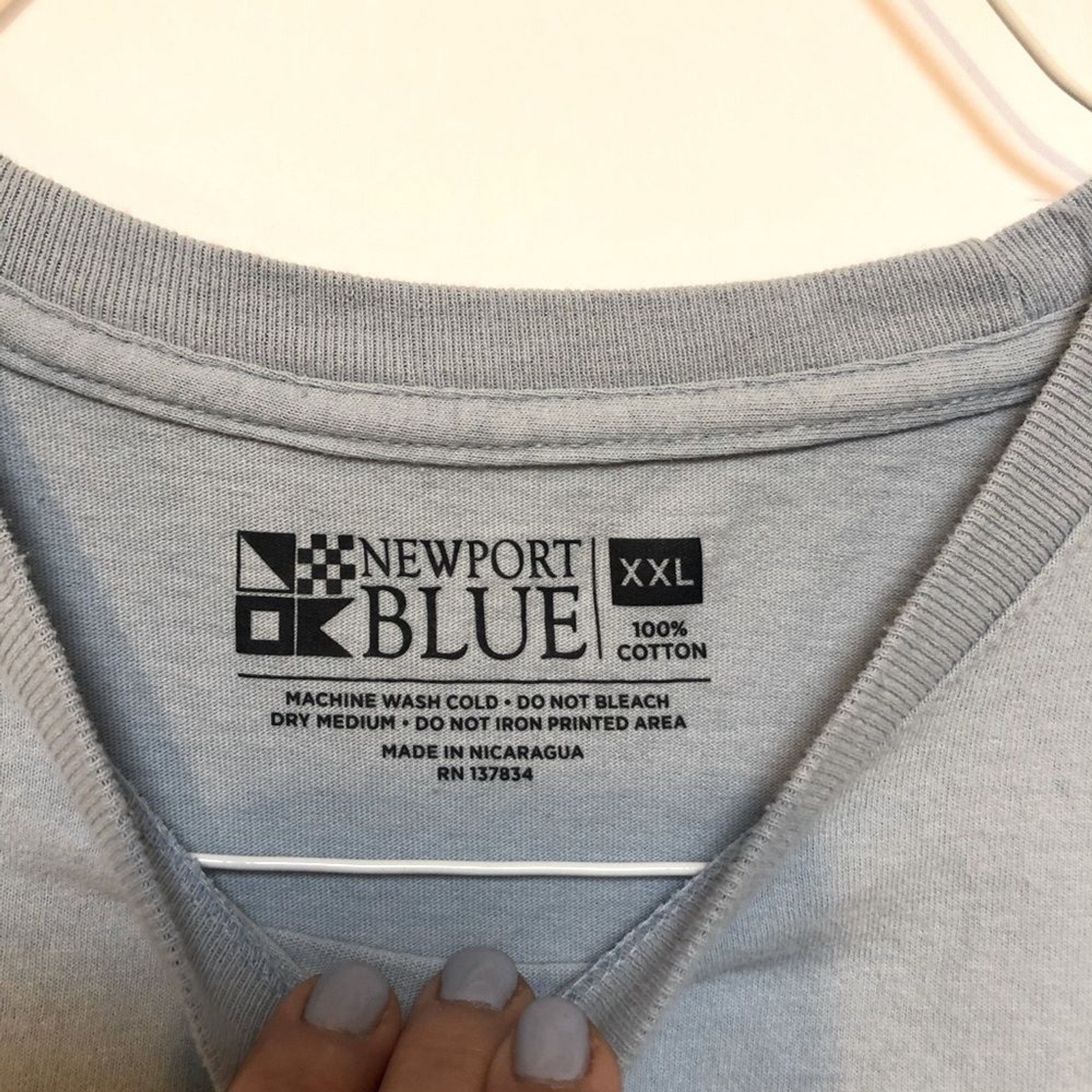 Light Blue T-Shirt, XXL “No Worries Here Endless Weekend” Graphic Surf Beach gallery
