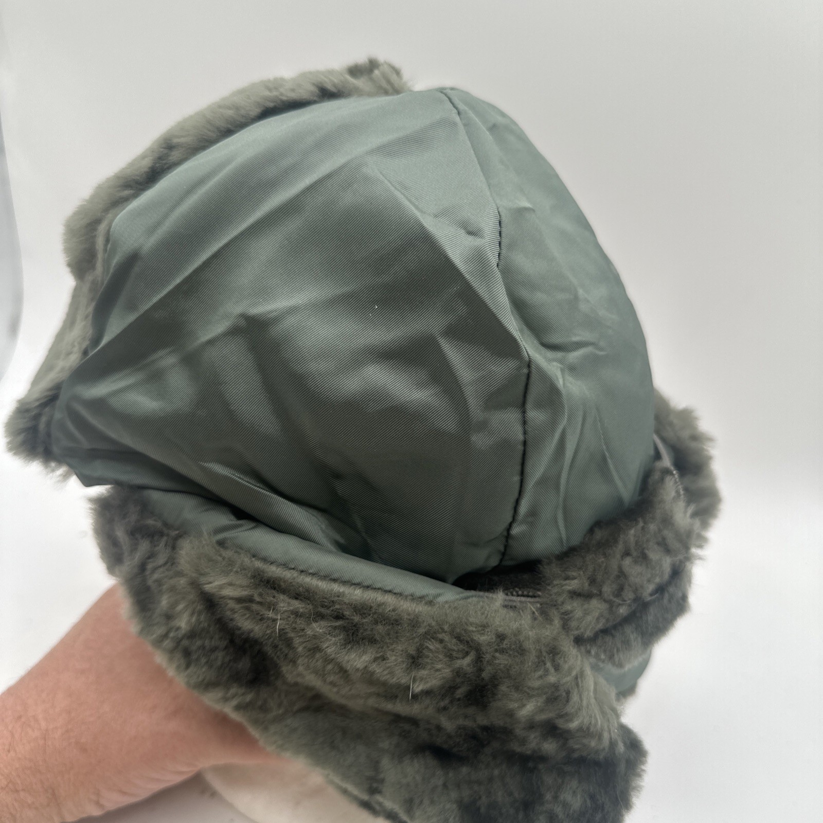 Helmet Flyers Winter Nylon B9B Hat With Flaps Large Wool