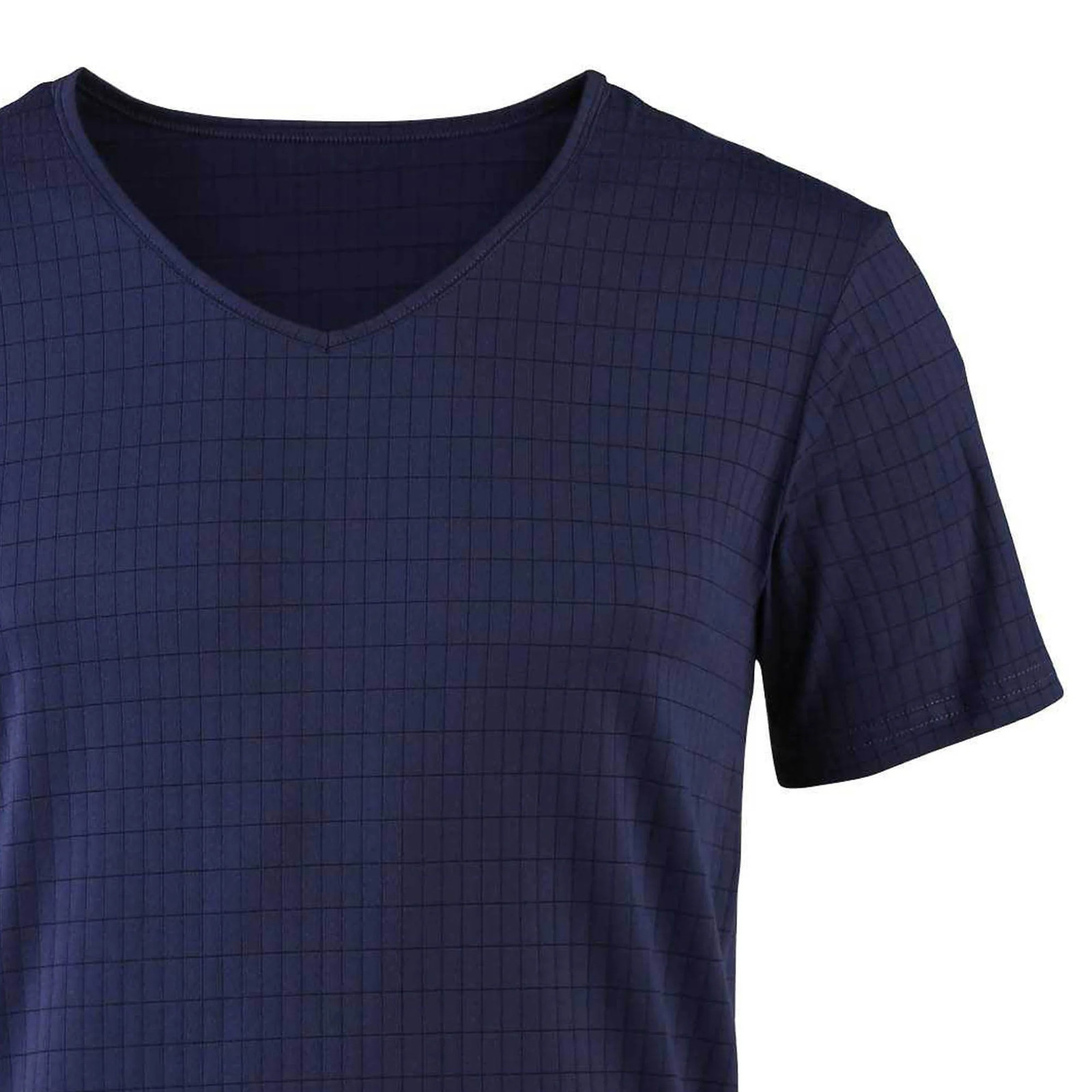 Bruno Banani Men's T-Shirt - Top, Shirt, Check Line 2.0, Polyamide, V-Neck... gallery