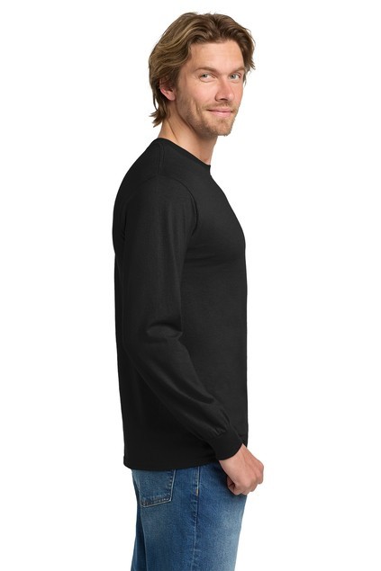 Gildan G540 Heavy Cotton Men's Long Sleeve Crew Neck Plain Blank Stylish T-shirt gallery