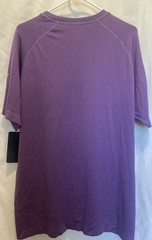 Fabletics Training Day Tee Purple Mystique XXL- NWT- Athletic Wear- Work Out