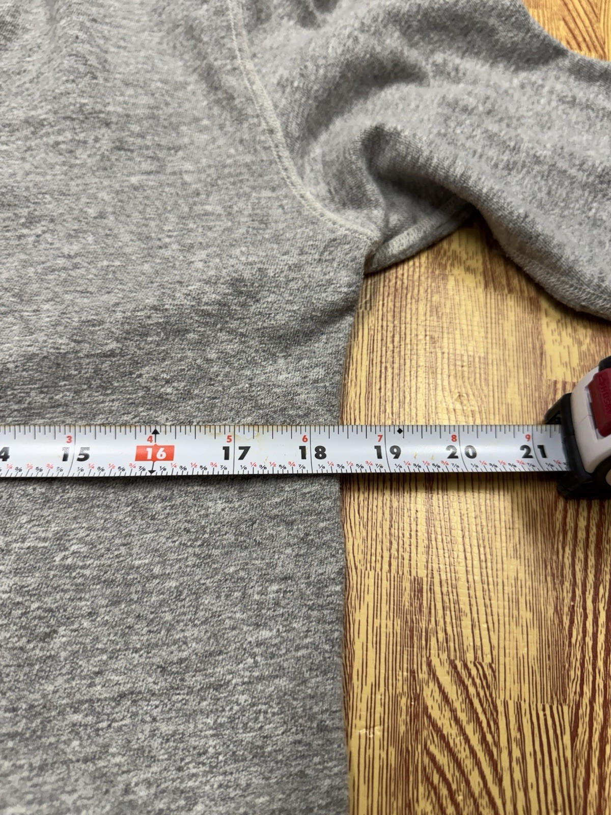 Homespun Knitwear Henley Long Sleeve Men’s Sweatshirt Size L Retro Style Grey gallery