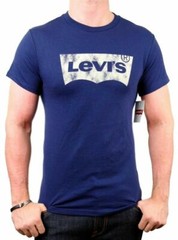 Levi’s Men’s Premium Classic Graphic Cotton T-Shirt Shirt Tee Blue