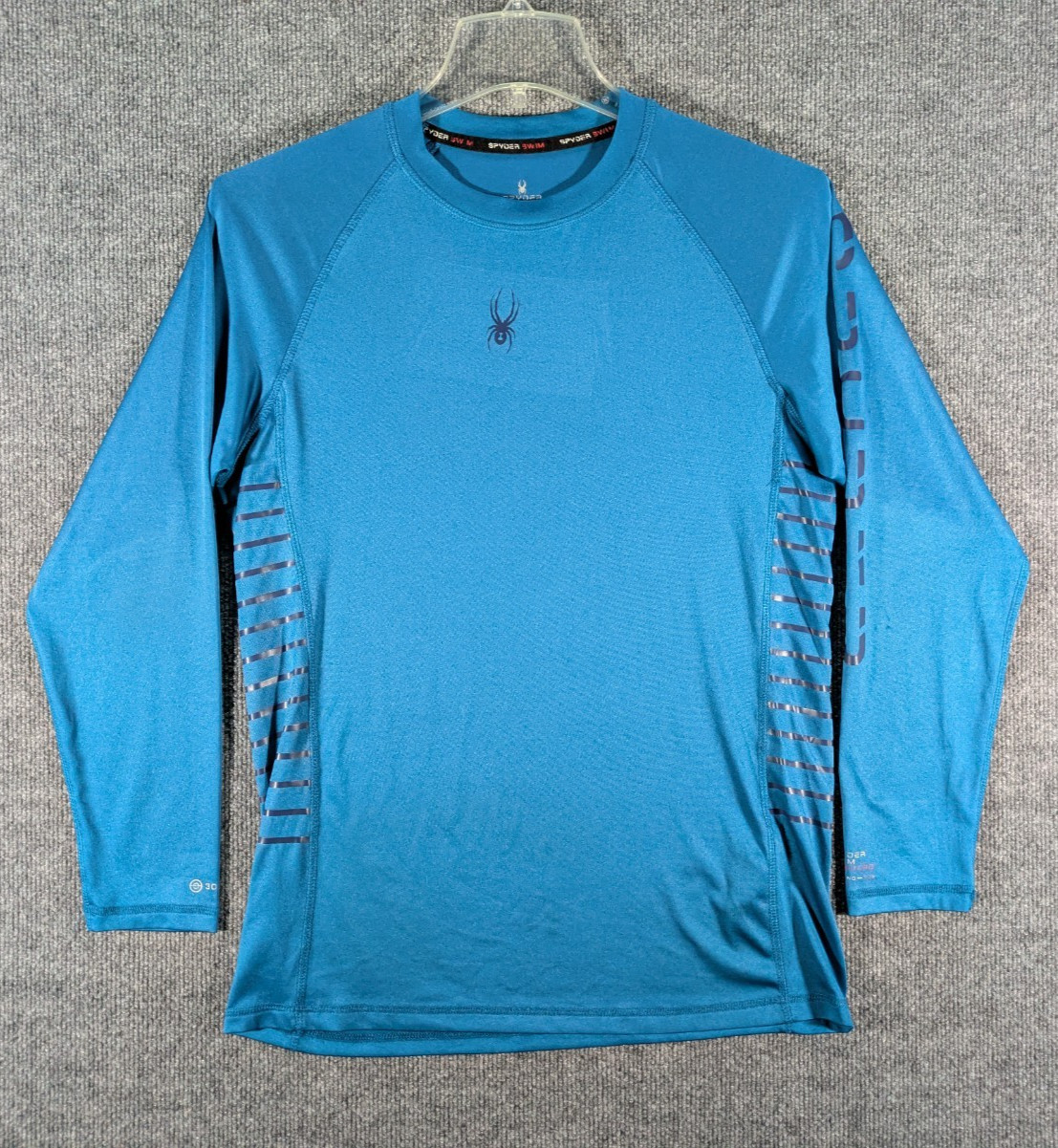 Spyder Swim Shirt Mens Small Rash Guard Quick Dry UPF 30+ Long Sleeve Tee gallery