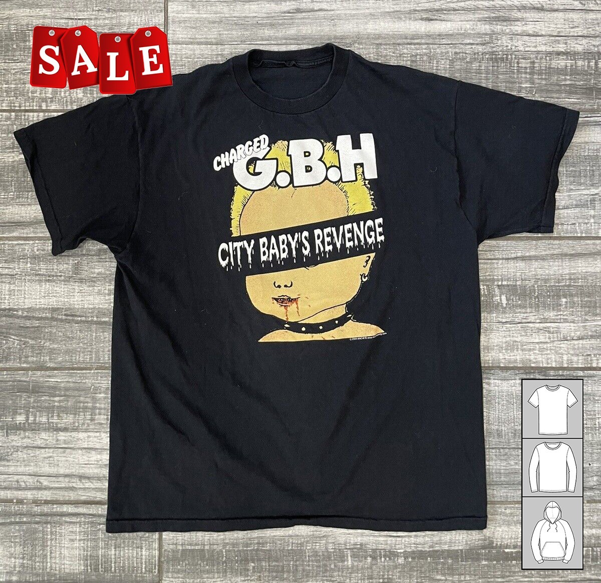 New Popular GBH Band Concert Black S-235XL Shirt NH713 gallery
