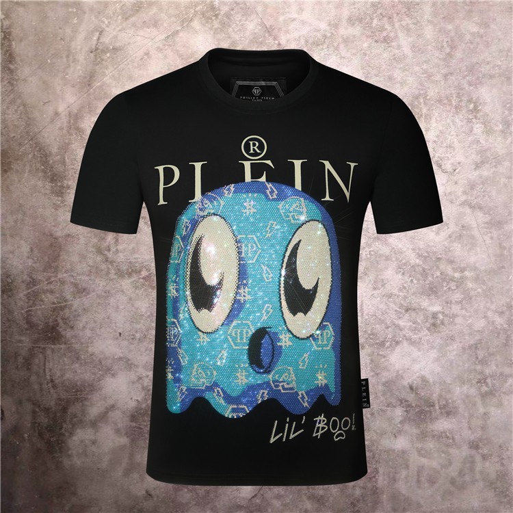 PHILIPP PLEIN TSHIRT PHILIP SKULL RHINESTONE SKULL T-SHIRT POLO SHIRT