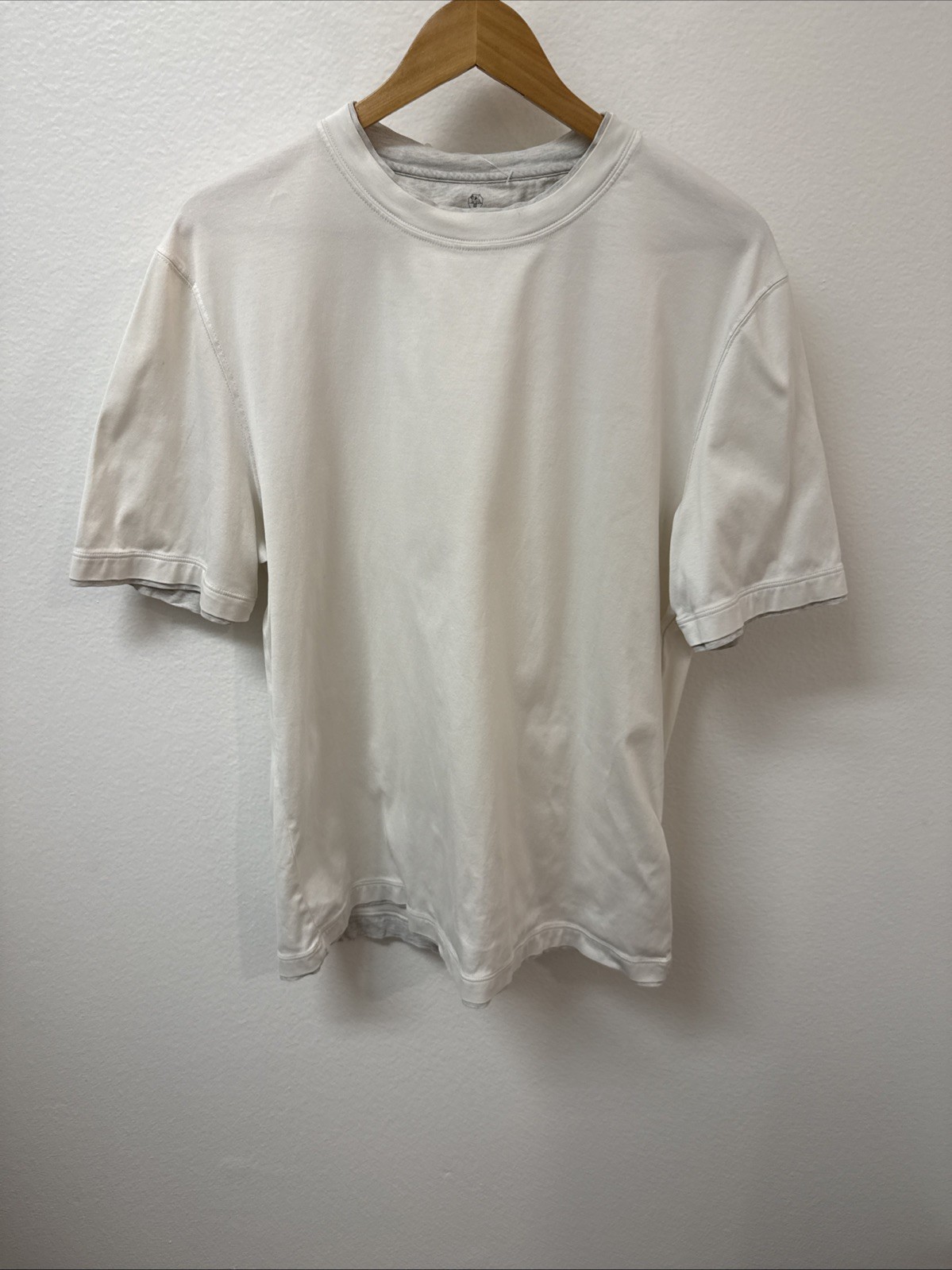 Brunello Cucinelli layered versatile crew neck short-sleeved top Size Large