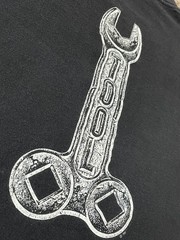 TOOL Dick Wrench Back Graphic Vintage Shirt Rare Giant Tag XL 1991