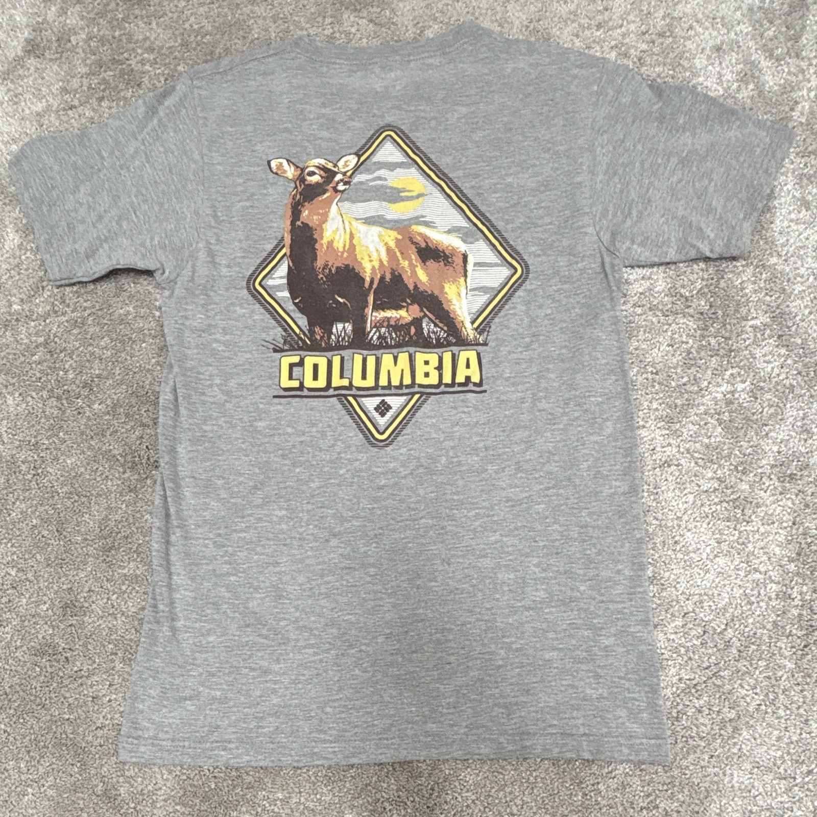 Columbia Gray Men’s Small Crew Neck Short Sleeve T-Shirt gallery