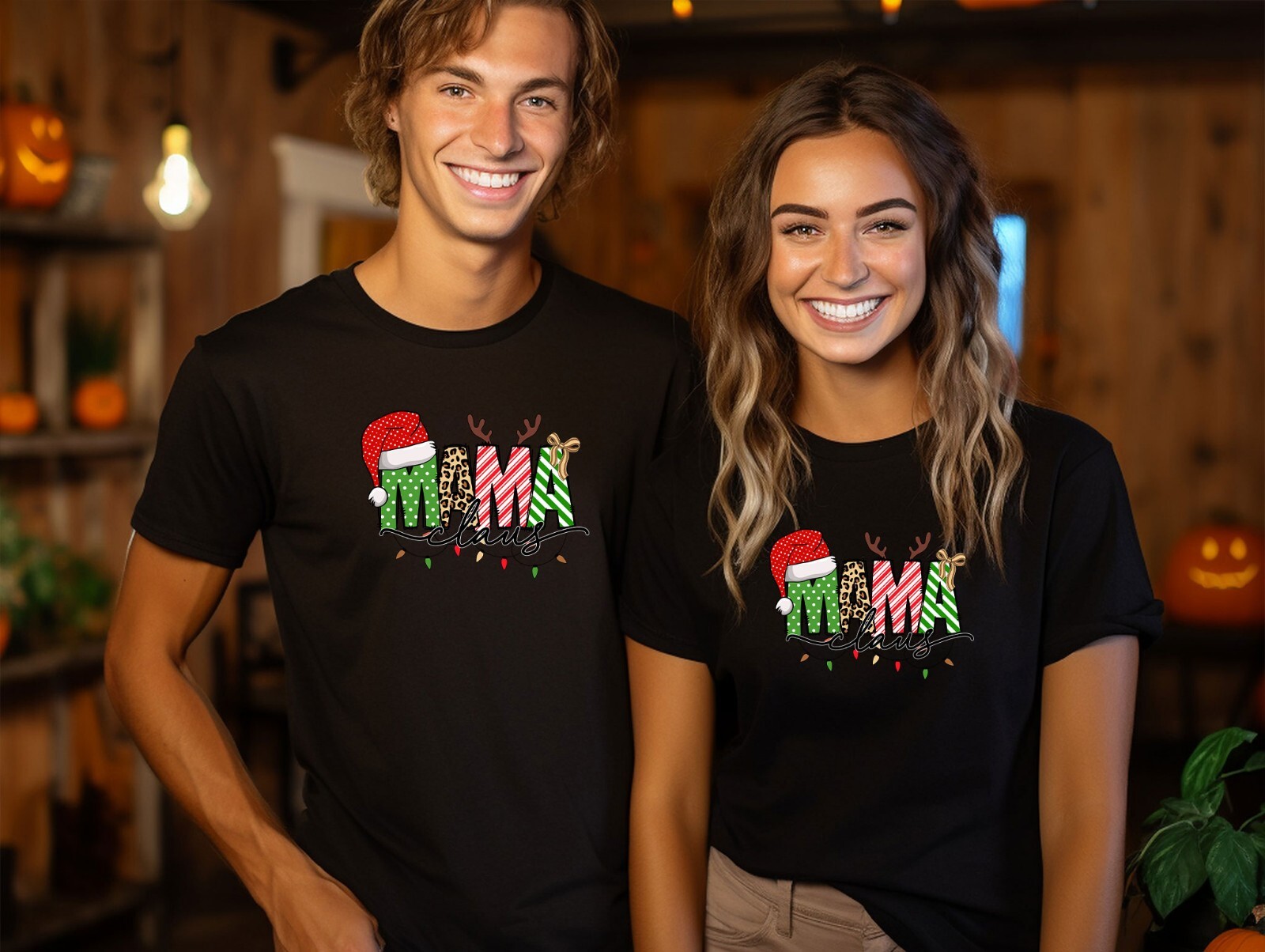 Mama Claus Shirt, Christmas Gift For Mom, New Year Family Tshirt, Christmas Tee gallery