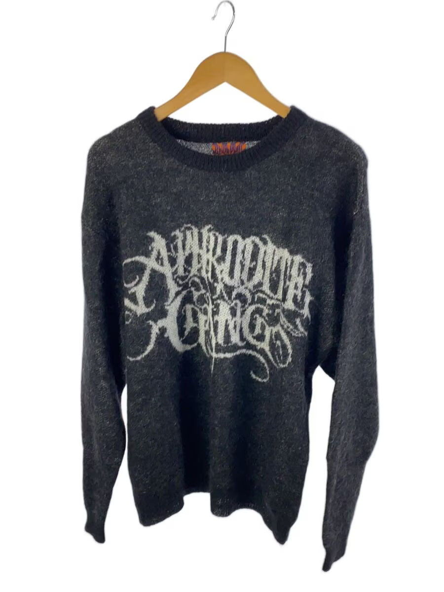 BUDSPOOL Knit Sweater, XL, Nylon, Black, Classic Logo Mohair Knit Sweater gallery