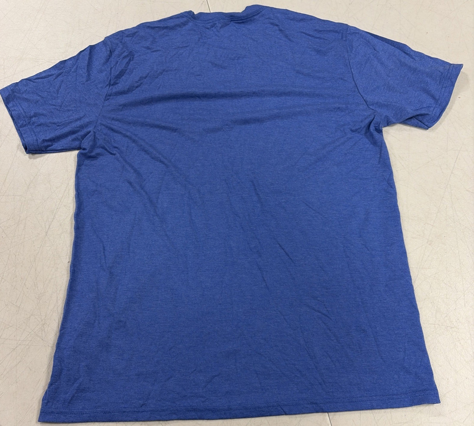 District Perfect Tri DTG Crew-Neck Adult T-Shirt Short Sleeve Blue Size L New gallery