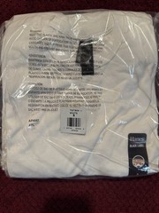 Hanes 4 Pack Men’s Black Label S/S Tee White Small