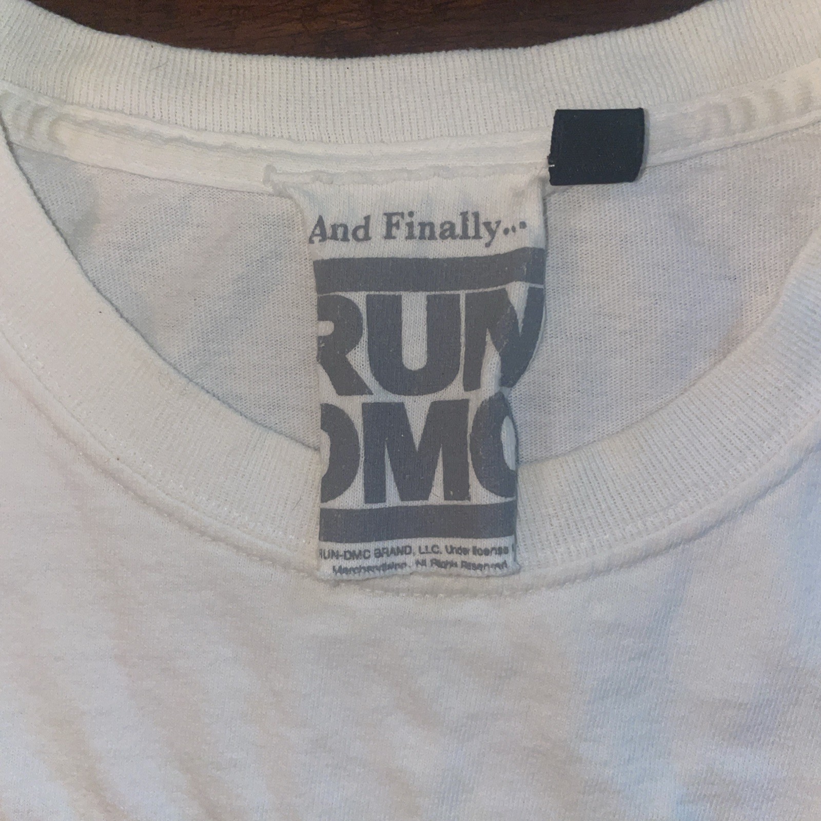 Run Dmc Band Rap Music 2017 Promo Retro White Men’s T-Shirt Size Large Y2K Hype gallery