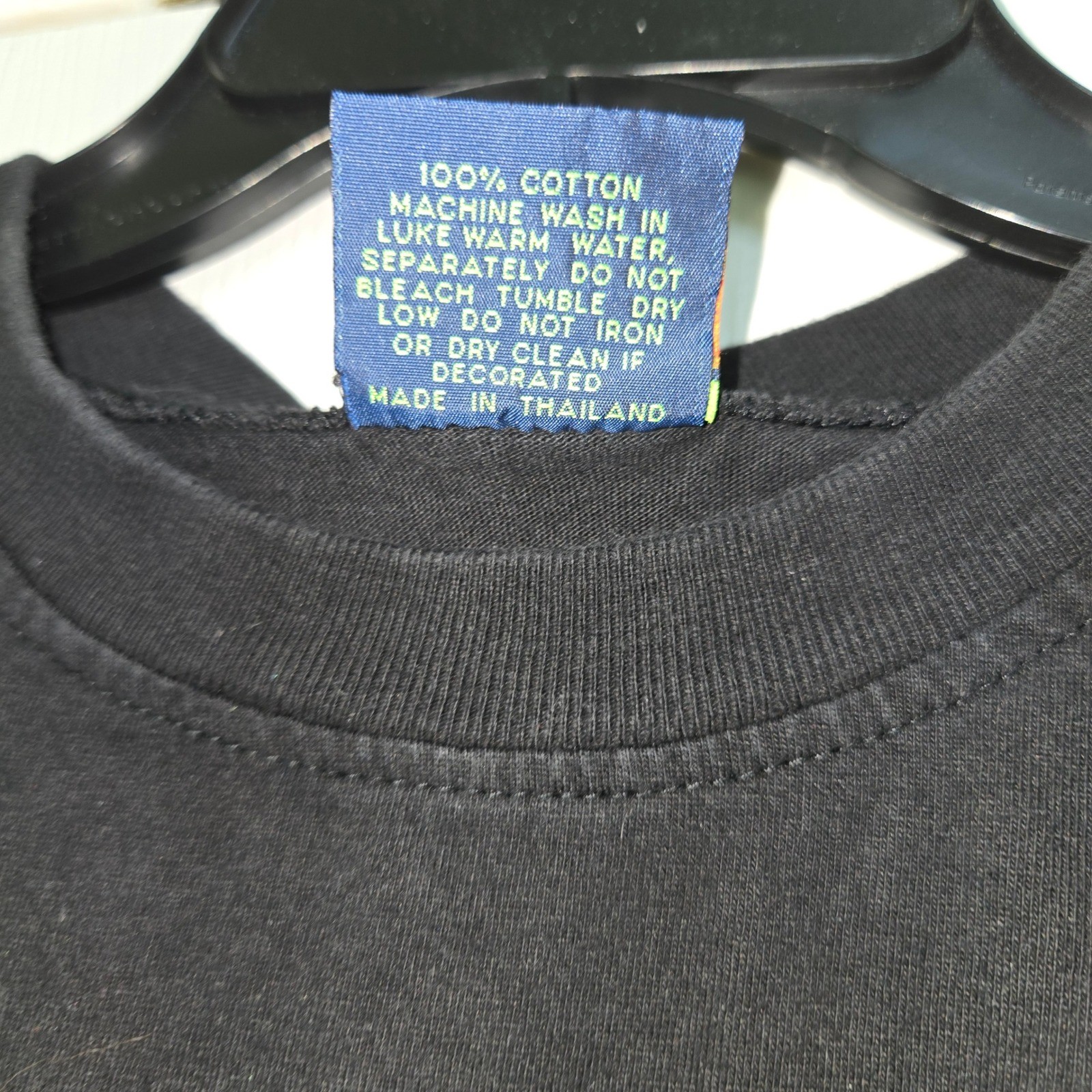 Joligolf Thailand Shirt XL Boxy Golden Triangle Graphic Tee Black Screen Printed gallery