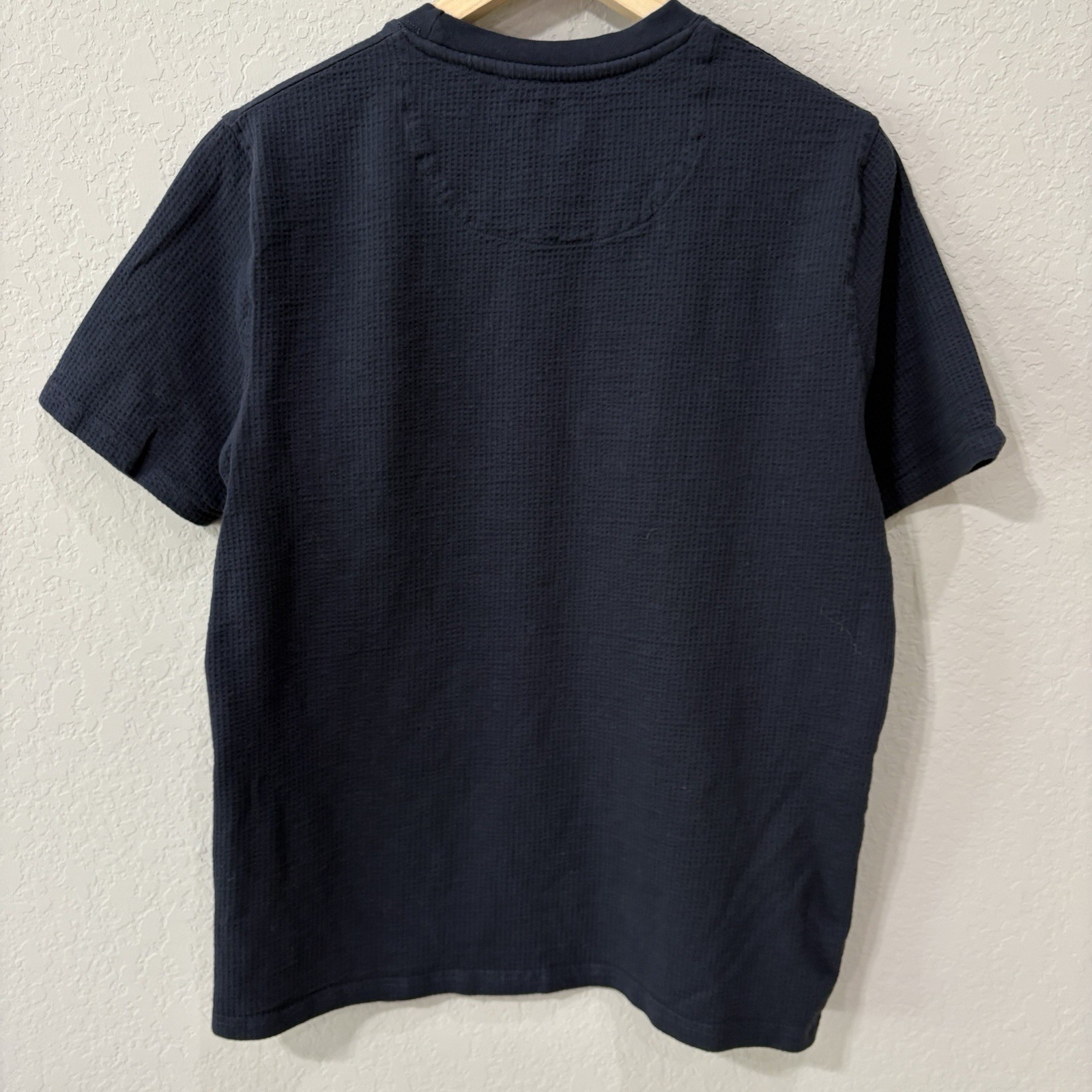Common People Ottoman T Shirt Medium Blue Short SleeveTextured Elevated Basics gallery