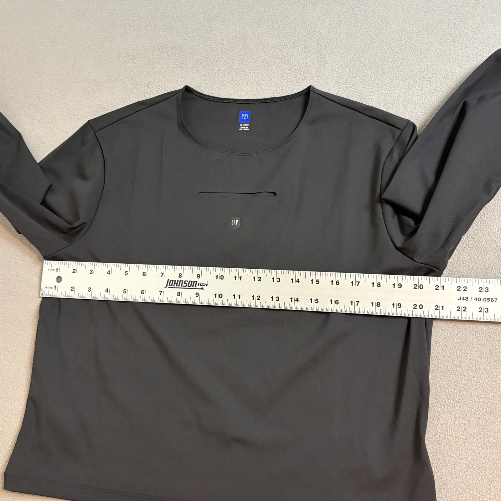 Yeezy Gap Engineered by Balenciaga Long-sleeve Second Skin Shirt Size XXL gallery