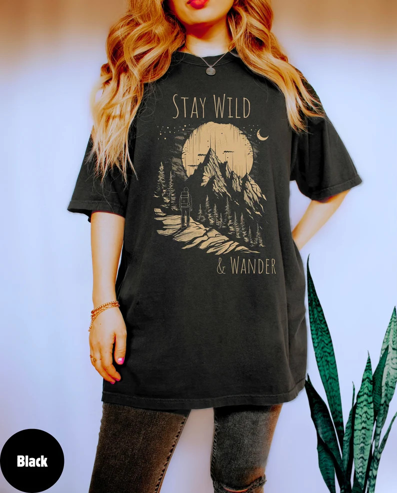 Adventure Comfort Tee Hiking Camping Outdoor Nature gallery
