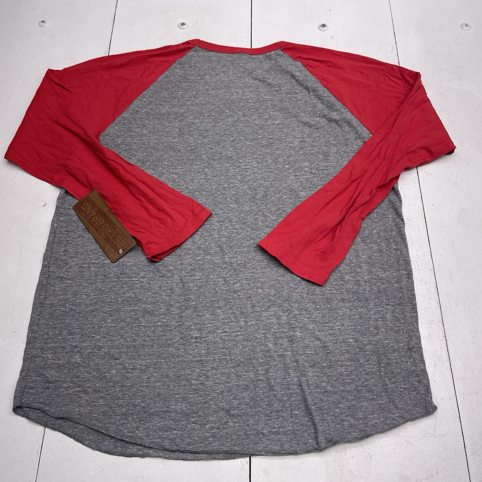 Retro Brand Gray & Red Louisville Slugger Hillerich & Bradsby Co T Shirt Mens XL gallery
