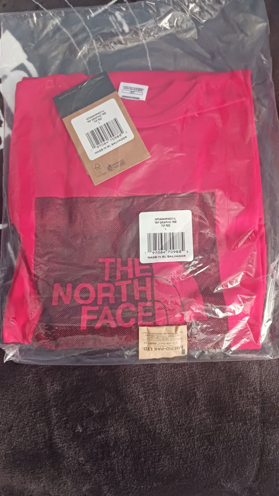 Supreme The North Face S/S Top Graphic Tee,SS24 Red,Size Large gallery