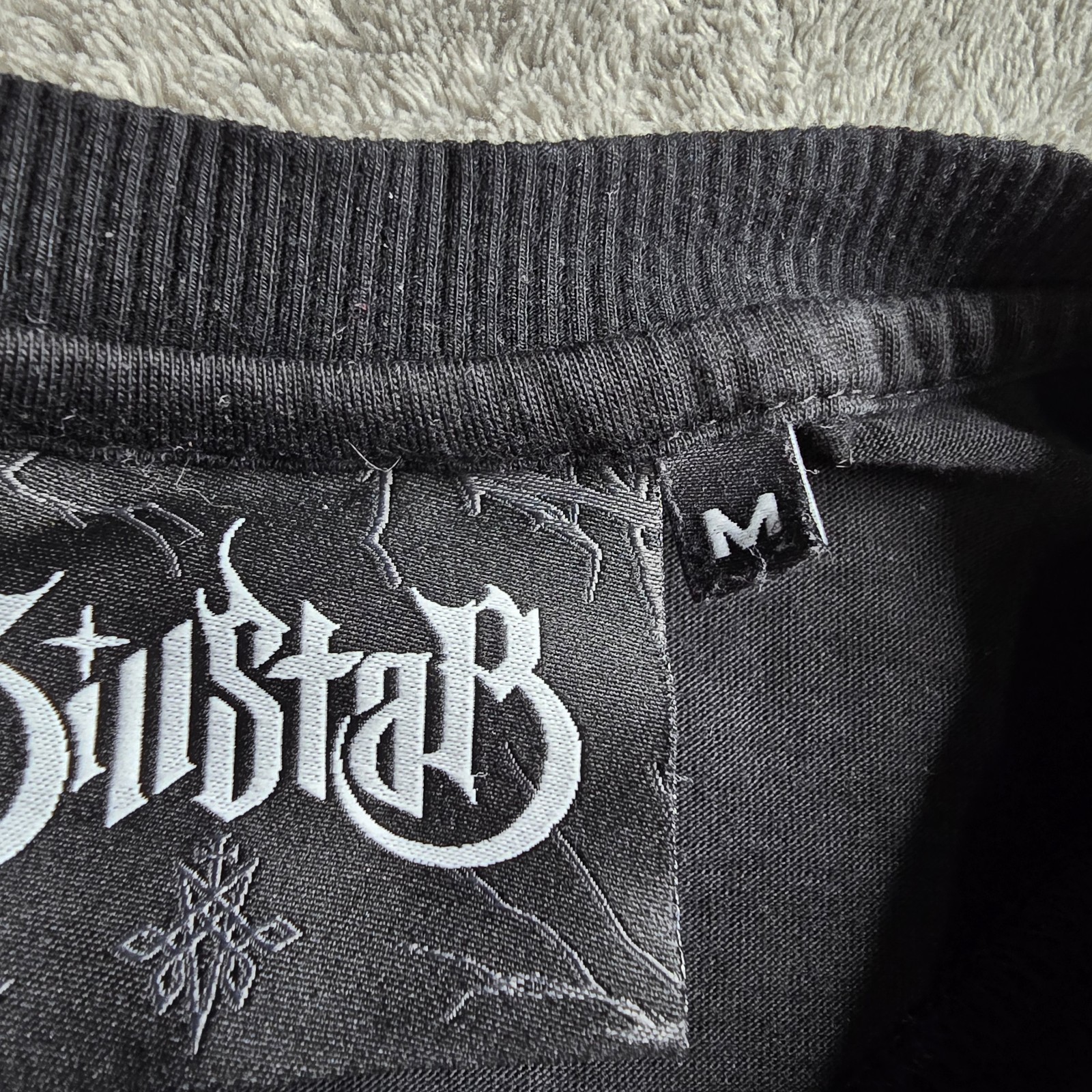 Killstar Shirt Mens Medium Black Mind Is Blind Skull Full Graphic Goth Punk S/S gallery