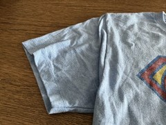 SUPERMAN ORIGINAL LOGO T SHIRT TEE – BLUE – OFFICIAL ITEM – DC – SMALL