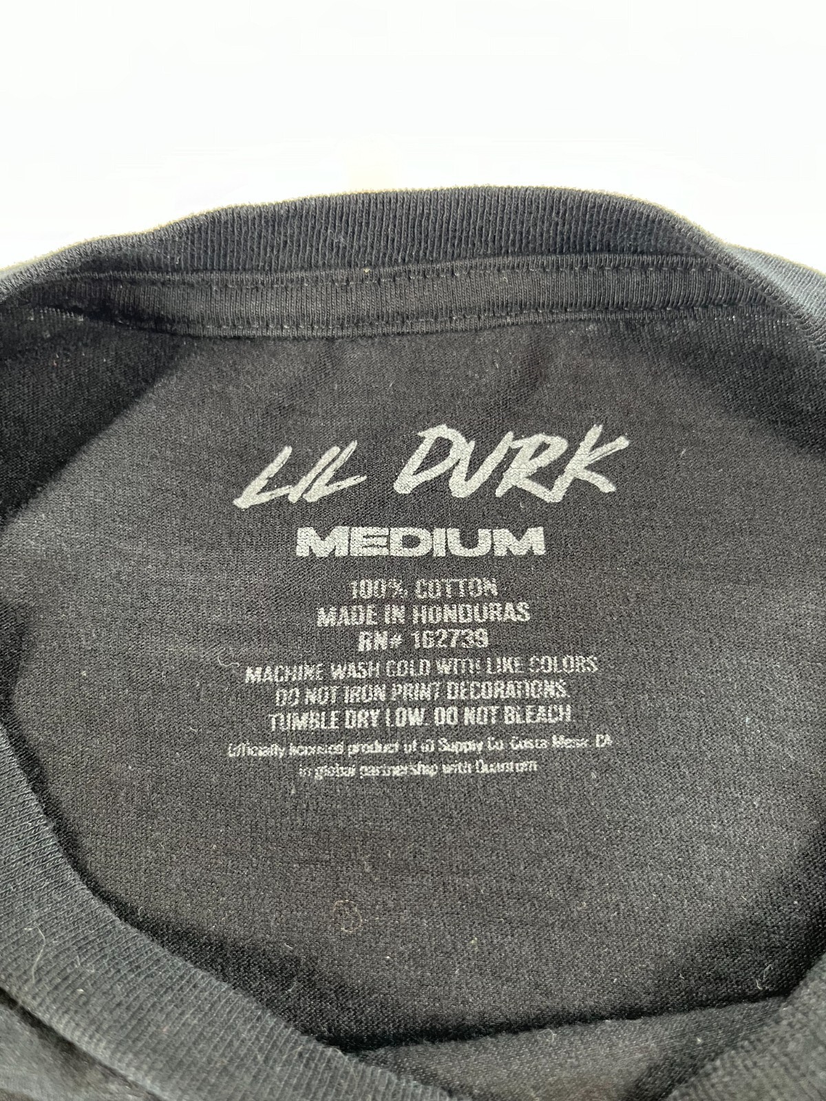 Lil Durk T Shirt Size Medium OTF Rap Graphic Black Hip Hop Graphic Tee gallery