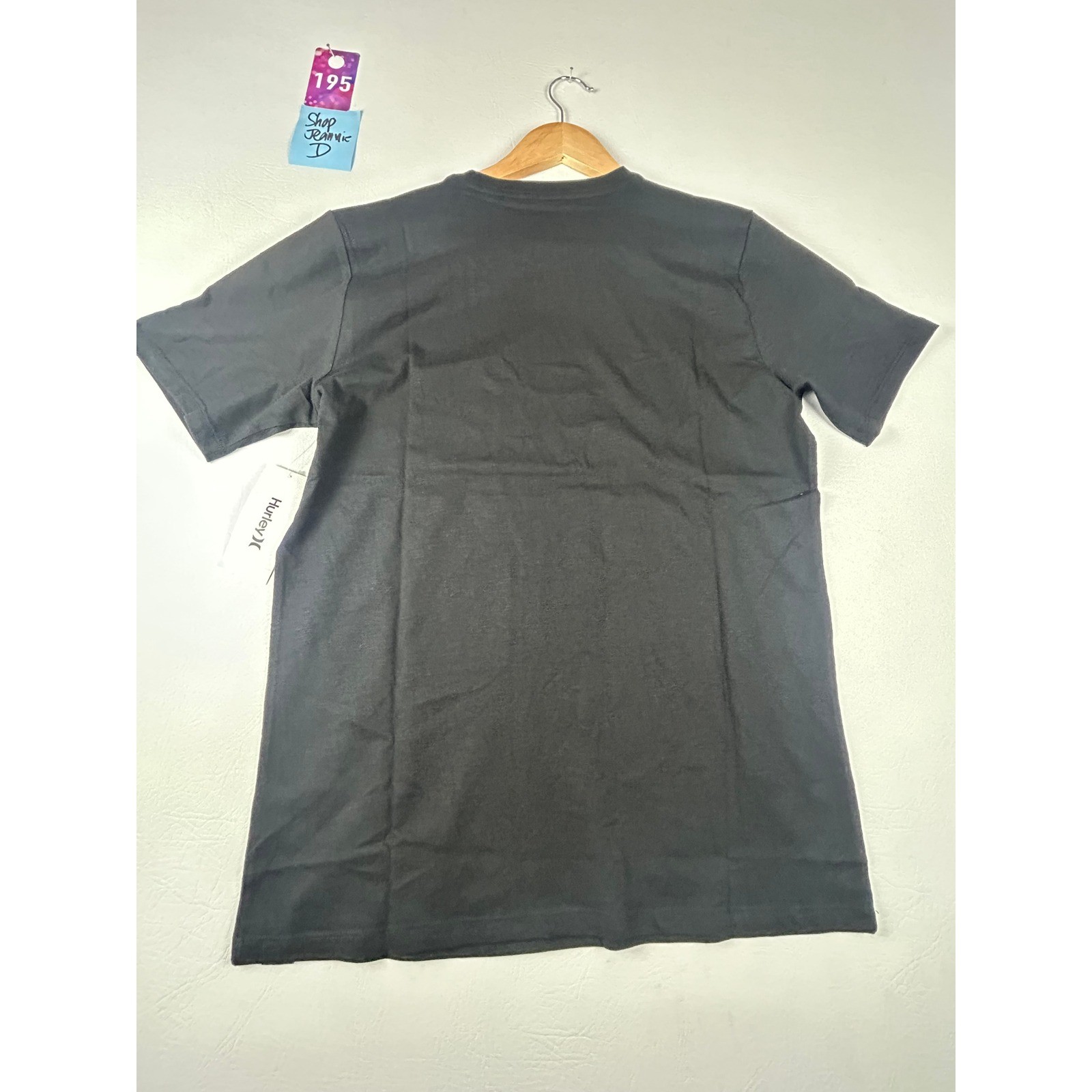 NWT Hurley Mens Everyday Tee Small Black Short Sleeve Cotton Casual Streetwear gallery