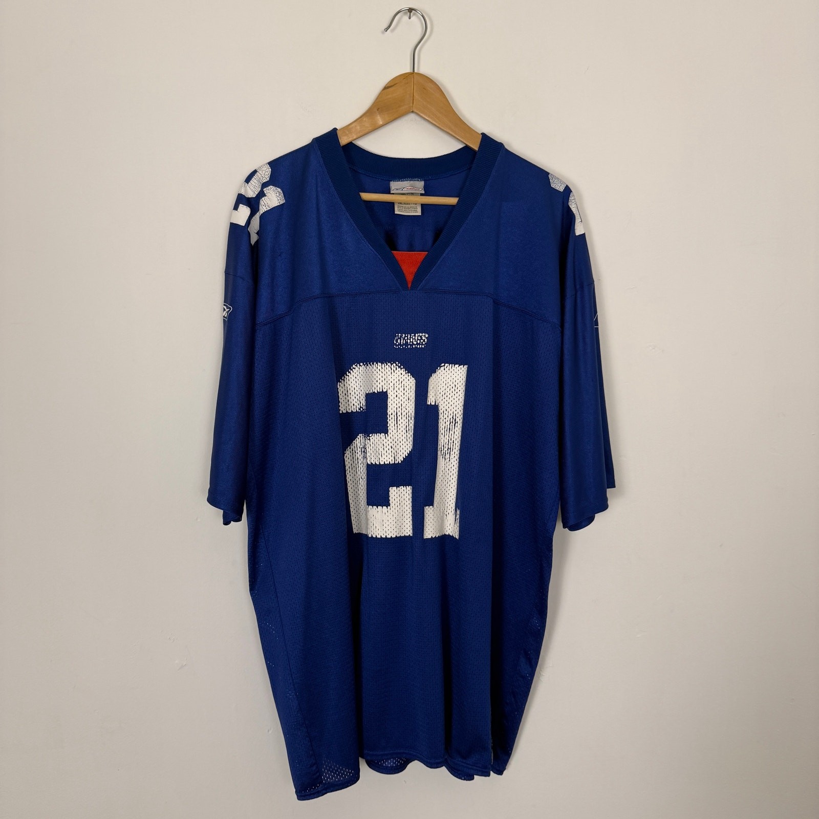 Vintage Y2K New York Giants NYC Tiki Barber NFL Football Sports Jersey XXL Blue gallery