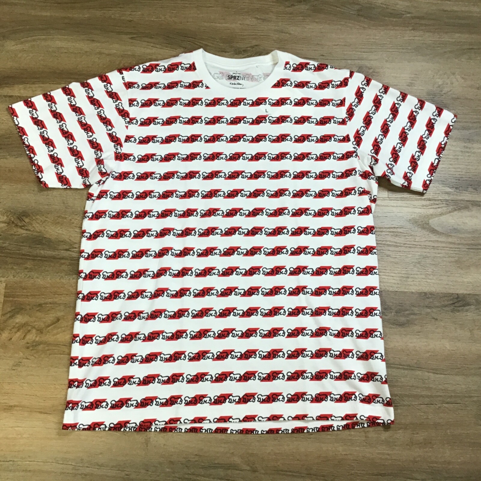 Haring x Uniqlo Size L SPRZ NY T-Shirt Museum of Modern Art Special Radiant Baby