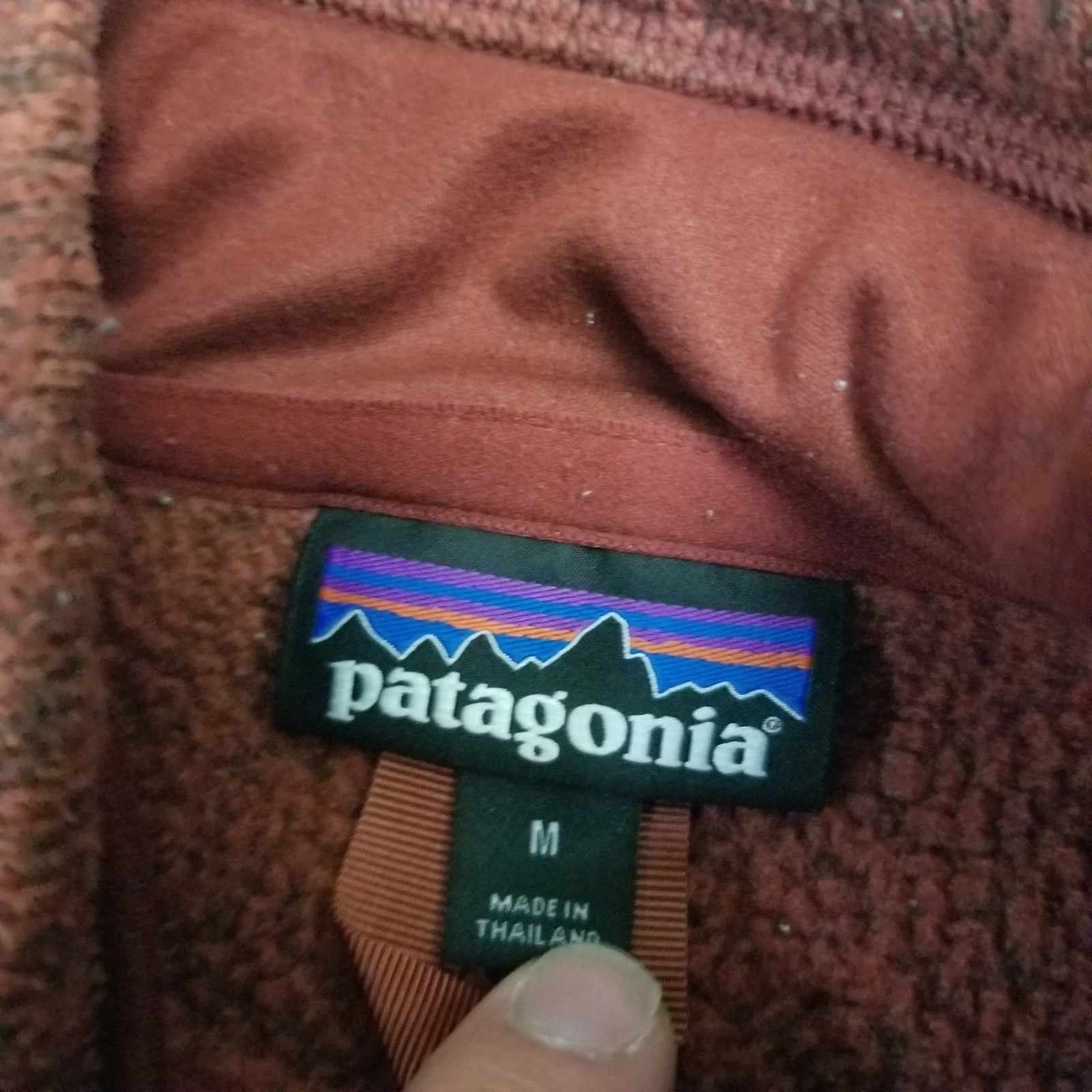 Patagonia Better Sweater 1/4 Zip Mens Medium Red Cinder Jacket Pullover Fleece gallery