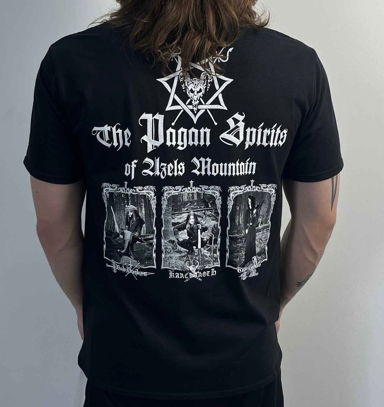 Graveland - Thousand Swords Album Cover OFFICIAL MERCH Black T-Shirt mayhem gallery