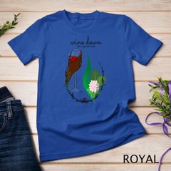 Wine Down With a Garden View – Funny Garden Premium T-Shirt Unisex T-shirt