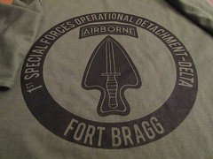 Delta Force Airborne (1st SFOD-D) Fort Bragg Silk-Screened T-Shirt XXL Army