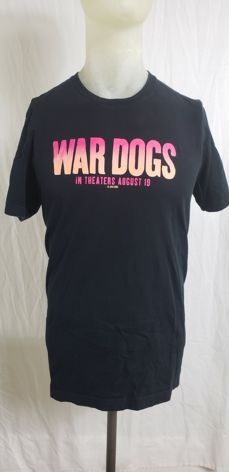 WAR DOGS Promotional Movie T-Shirt Black Graphic Jonah Hill 2016 SEE MEASUREMENT gallery