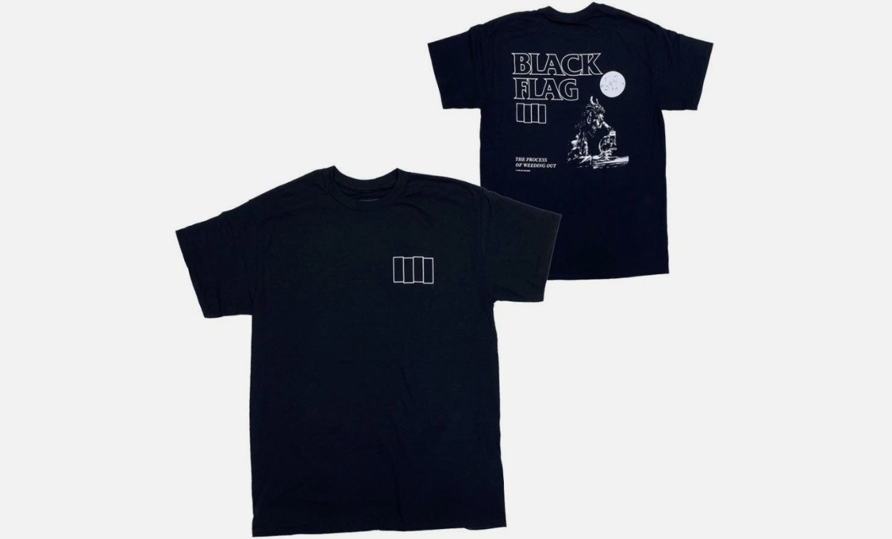 Black Flag Band The PROCESS OF WEEDING OUT Cotton Black T Shirt S-5XL