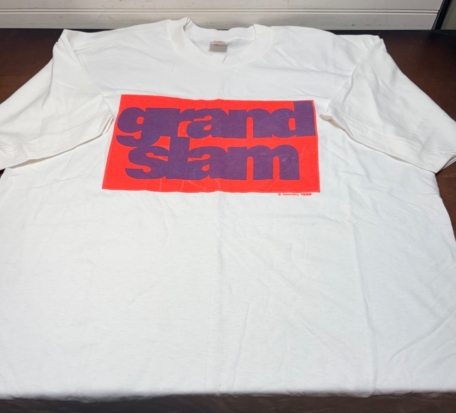 New Vtg 90's Grand Slam Baseball Tee T Shirt XL Single Stitch USA Fruit of Loom gallery