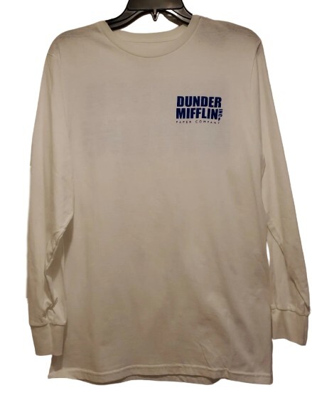 New The Office Dunder Mifflin Paper Company Long Sleeve Mens Medium T-Shirt gallery