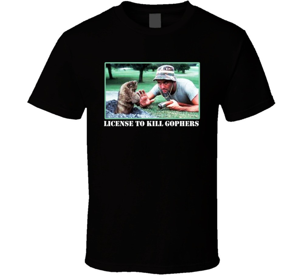 Caddyshack Movie Gophers Comedy T Shirt