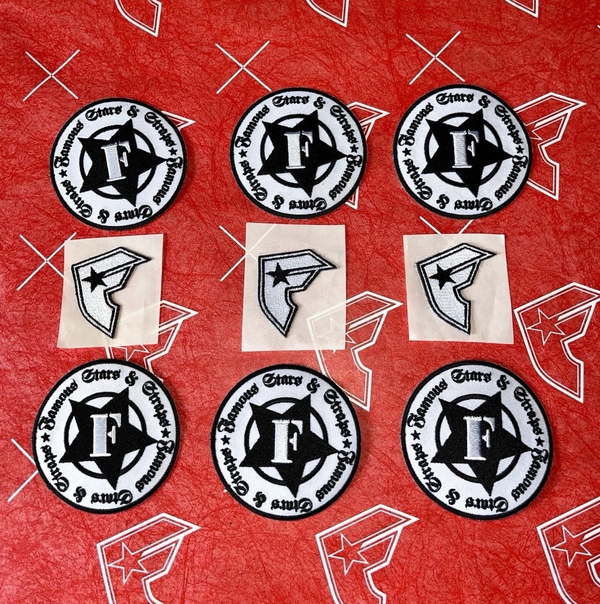 Famous Stars And Straps 2X Patch Set Travis Barker Blink 182 gallery