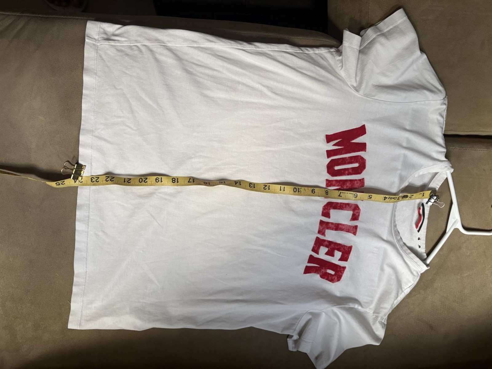 MONCLER T-shirt cotton White . See Picture And Read Description gallery
