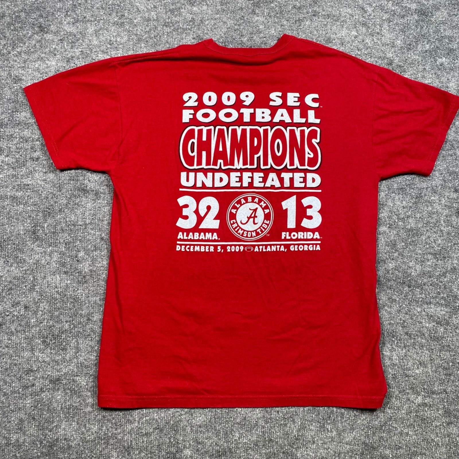 Russell Athletic Alabama Crimson Tide 2009 SEC Champions Stomp the Chomp Red L gallery