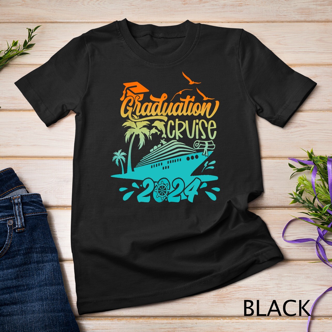 Graduation Cruise 2024 Vacation Beach Matching Group T-Shirt Unisex T-shirt