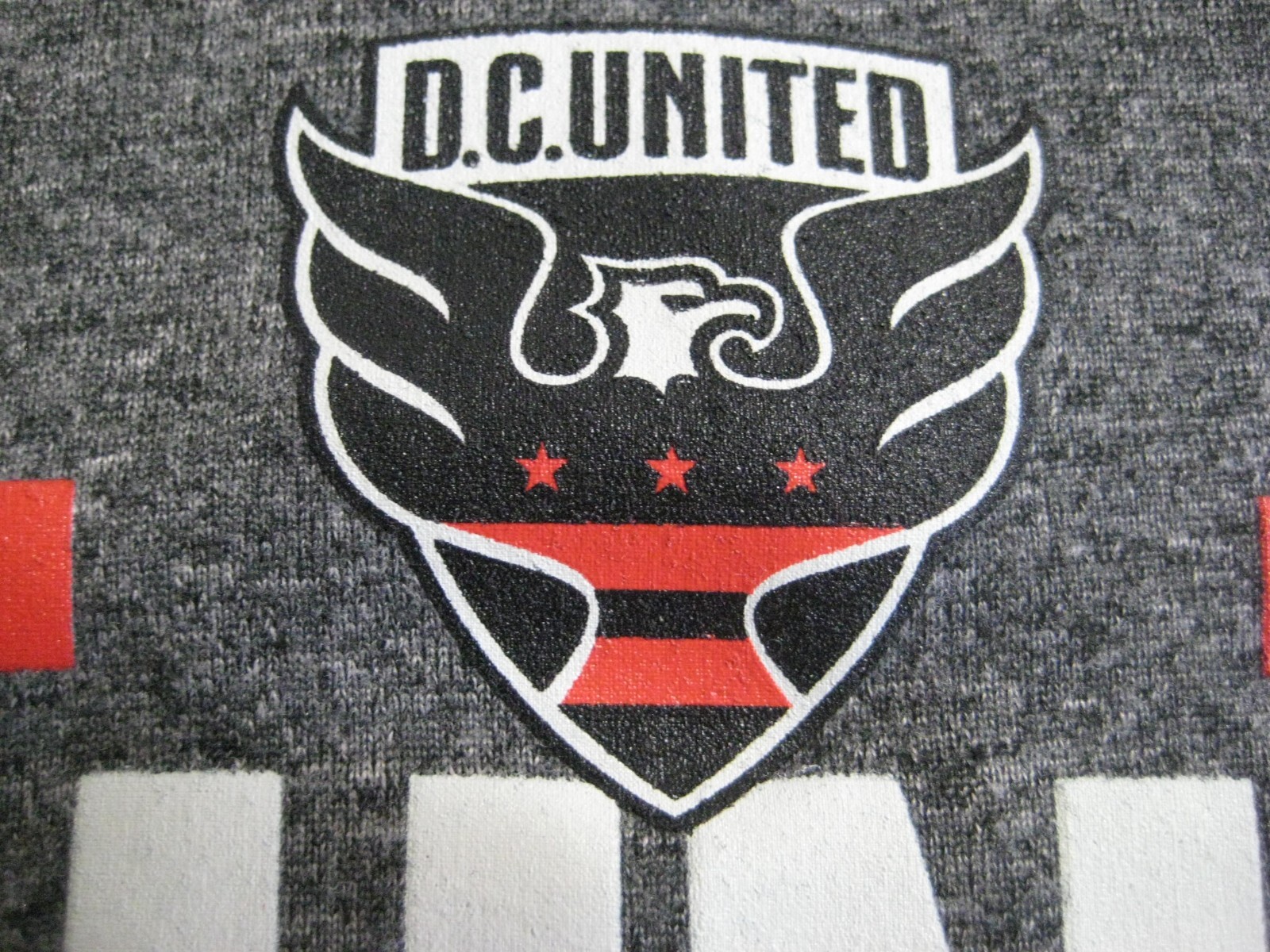 NWOT- MLS D.C. United TX3 WARM Gray Polyester T-Shirt Size Large- Ships FREE! gallery