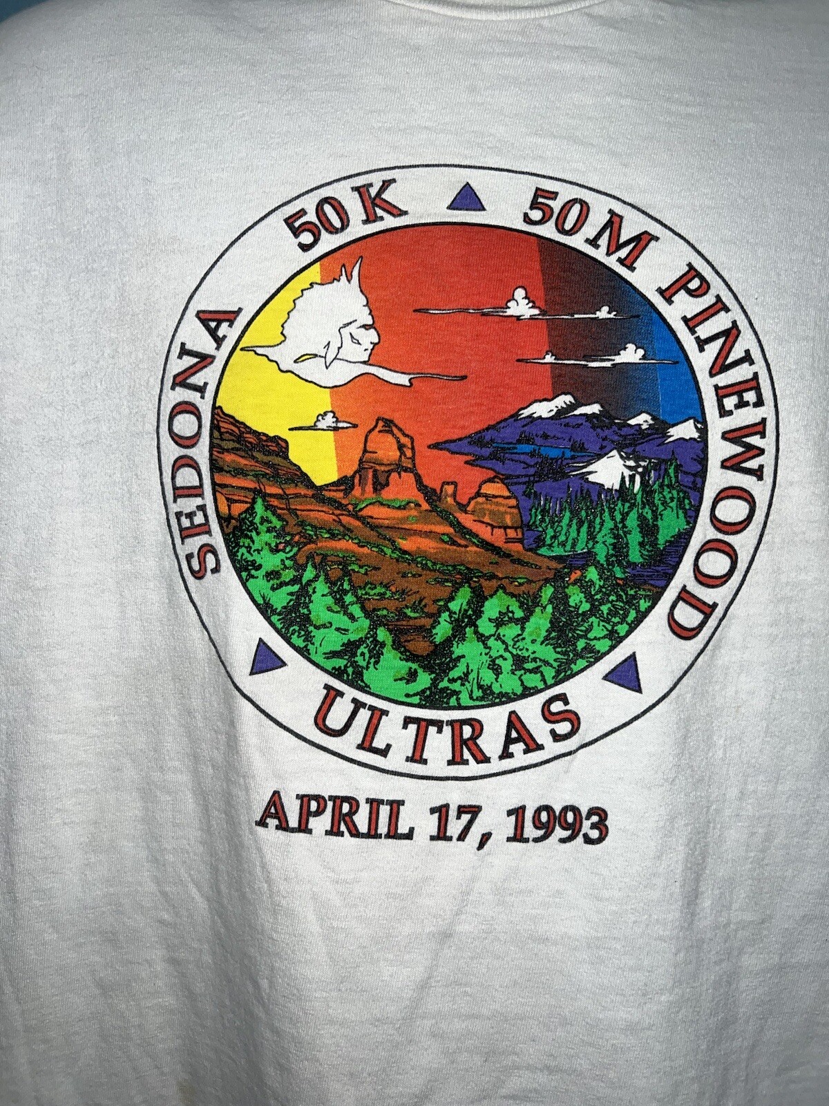 Vintage Single Stitch Shirt Sedona AZ 50K Pinewood Ultras 1993 Large See Pix A32 gallery
