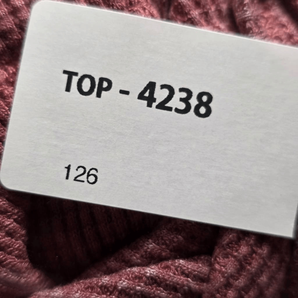 BKE Mauve Waffle Knit Henley Pocket Top Women’s M gallery