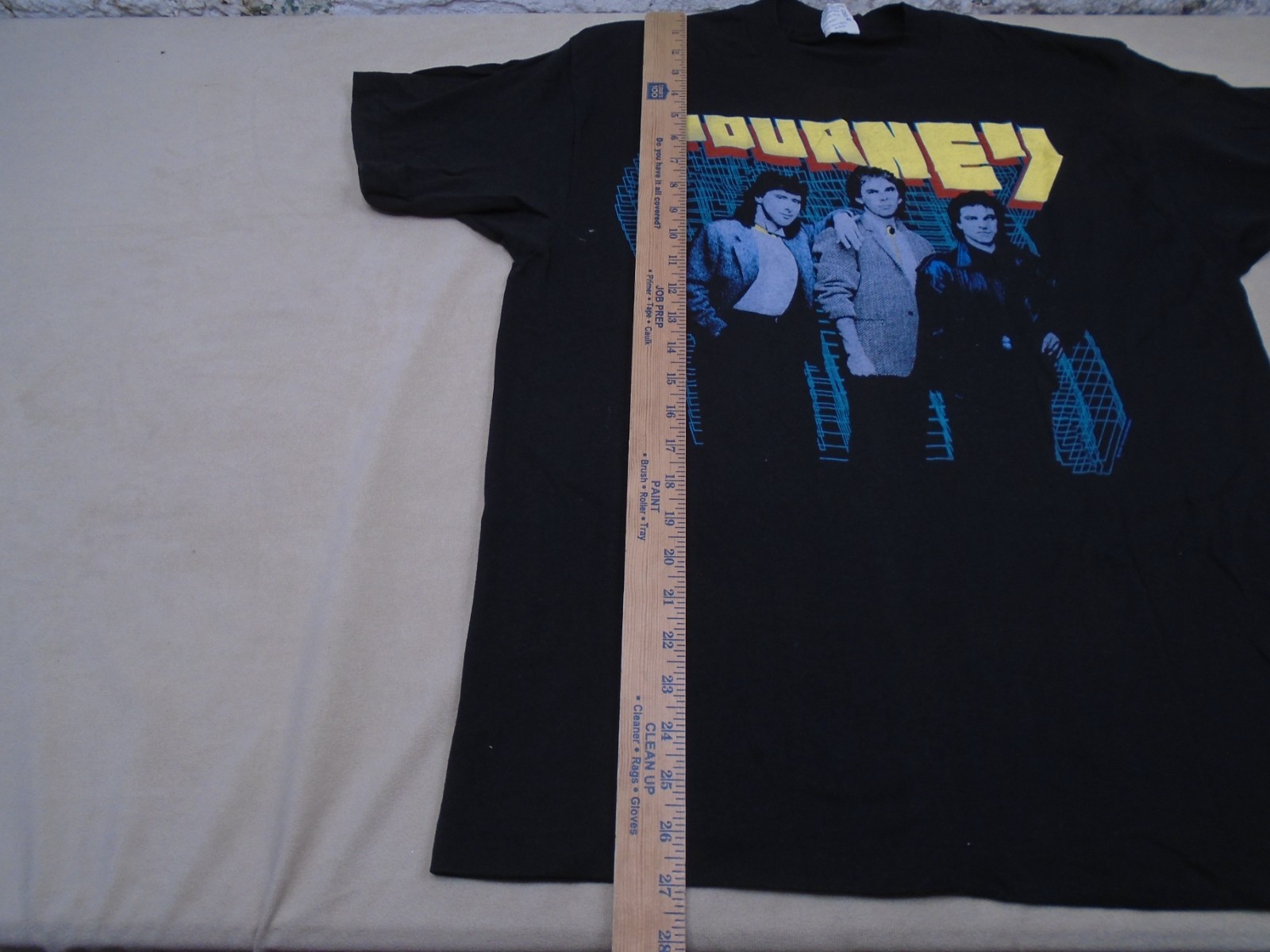Vintage 1980s Journey Raised on Radio Tour T-Shirt Size XL Single Stitch gallery