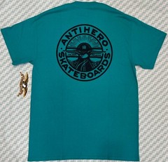 Anti Hero Stay Ready S/S T-Shirt – Jade Dome/Black MD AND XL