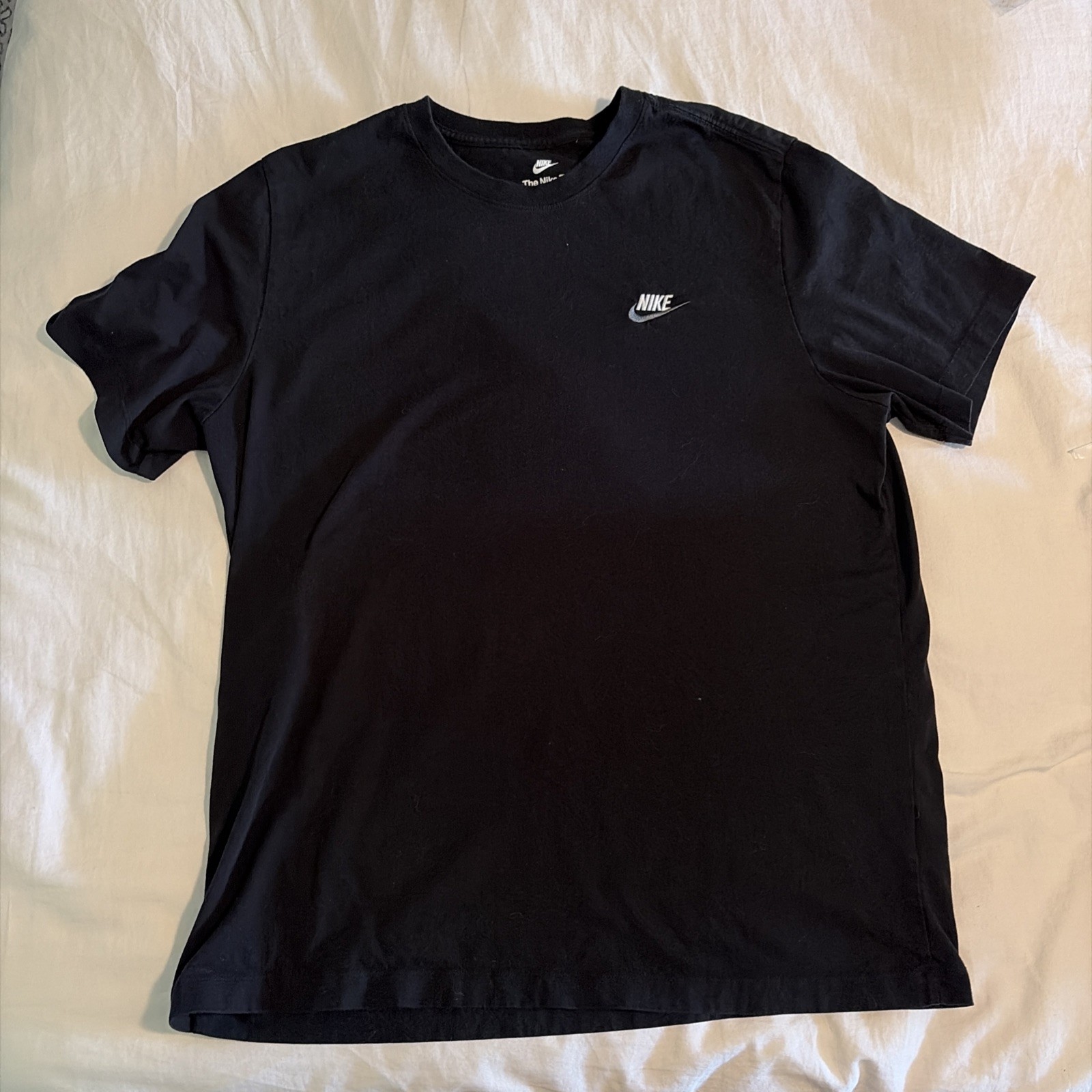 Nike The Nike Tee Men's Black Cotton XL Short Sleeve Crew Neck T-Shirt gallery