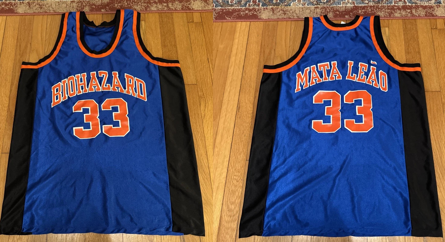 Biohazard Basketball Jersey Blue Size S-5XL 2 Side DMJ4152 gallery